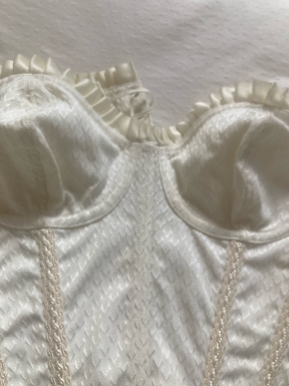 Elegant Cream Bustier Top - Women Intimates
